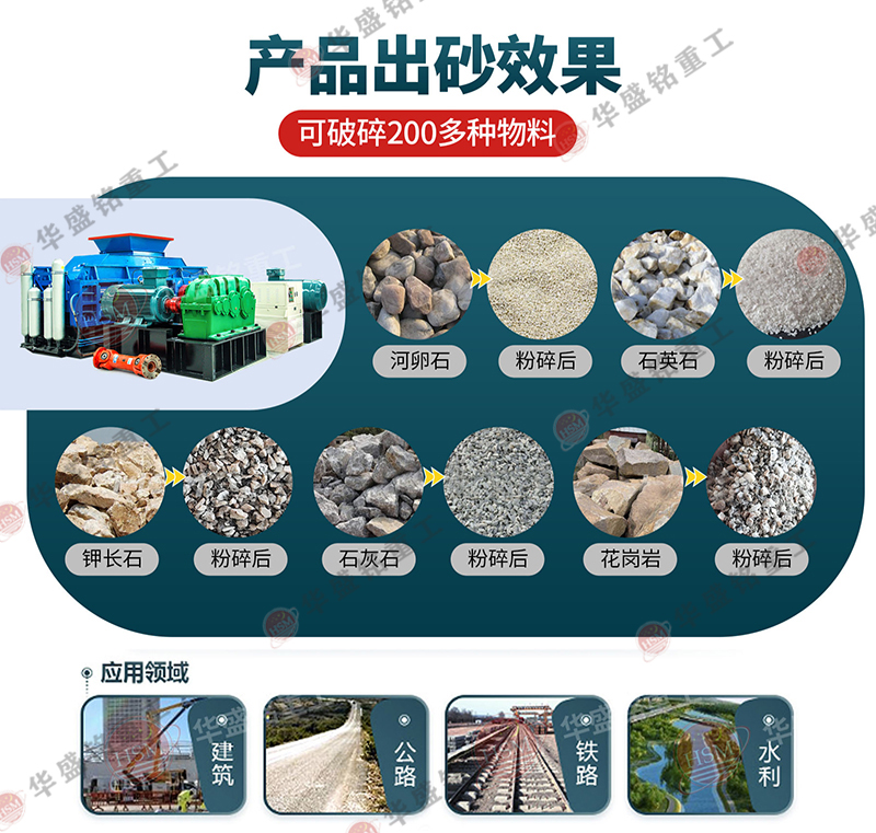 鈉長(zhǎng)石制砂機(jī) 對(duì)輥制砂機(jī) 液壓對(duì)輥制砂機(jī) 全自動(dòng)液壓式對(duì)輥制砂機(jī)